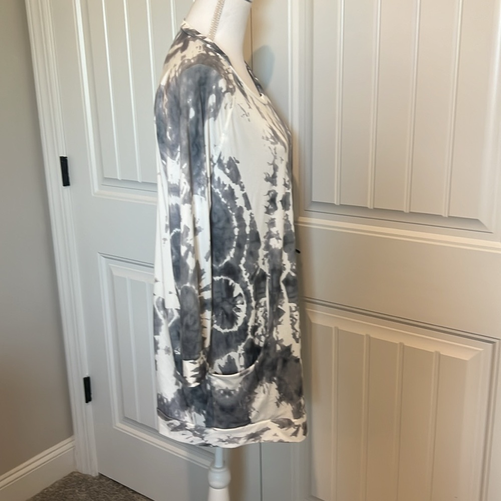 Beyond This Plane Women’s Tie Dye Long Sleeve Tunic Blouse Top Dress NEW Large L - Picture 7 of 16